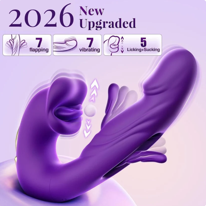 🔥 Limited-Time 70% OFF 💋 Luvora™ 2026 Upgraded 4-in-1 Flapping & Licking Vibrator