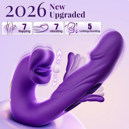 🔥 Limited-Time 70% OFF 💋 Luvora™ 2026 Upgraded 4-in-1 Flapping & Licking Vibrator