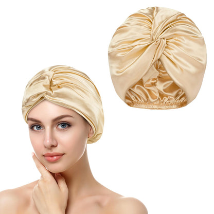 Satin-Schlafhaube Rosa