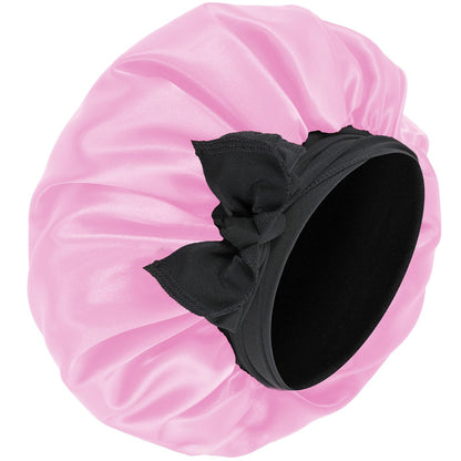 Satin-Schlafhaube mit Band